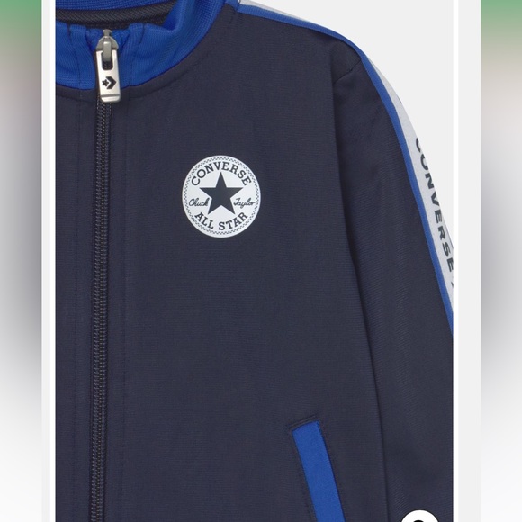2 Converse baby’s 2 piece track set/12 months 1 black/1 blue retail $44 each - Picture 9 of 15